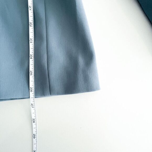 Devonshire Cream DC Womens Tailored Blazer Career Jacket Ocean Blue Size 6 - Picture 7 of 8